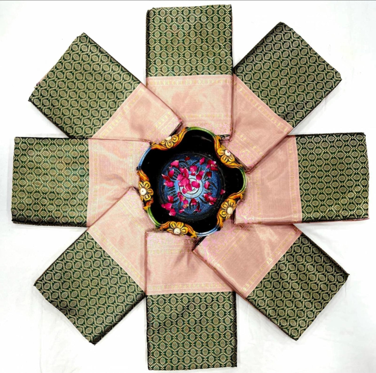 Lichi Soft Silk Jacquard Work Wedding Wear Saree