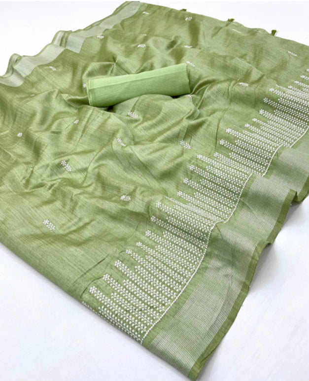 Md Chanderi Cotton saree